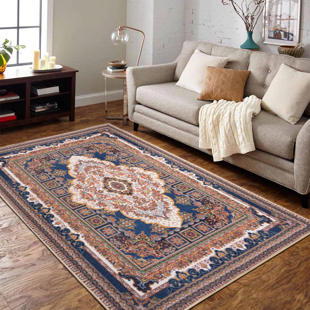 Carpete impresso de chenille da grade